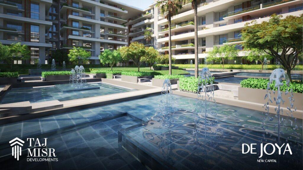 Get Your Apartment With Installments In De Joya 2 , New Capital City ,R8, From Taj Misr Properties . Pay 0% down payment and the rest in installments over 9 years.
The Apartment’s BUA 128 sqm .
It’s Semi Finished and consists of 2 Bedrooms and 2 Bathrooms , Garage . De Joya 2 is the latest project of Taj Misr in the New Administrative Capital, which has provided it with all the elements of success and luxury, becoming a unique destination for anyone looking for a luxurious residential life away from pollution and crowds in a safe place where privacy, basic services, and entertainment which many people have long been dreamed of, and are now it comes true on the New Capital land.